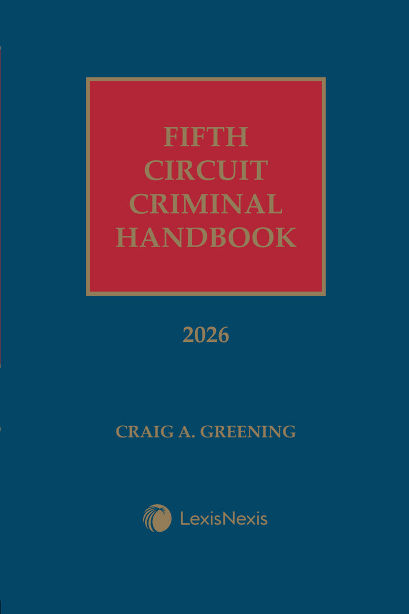 Fifth Circuit Criminal Handbook book cover