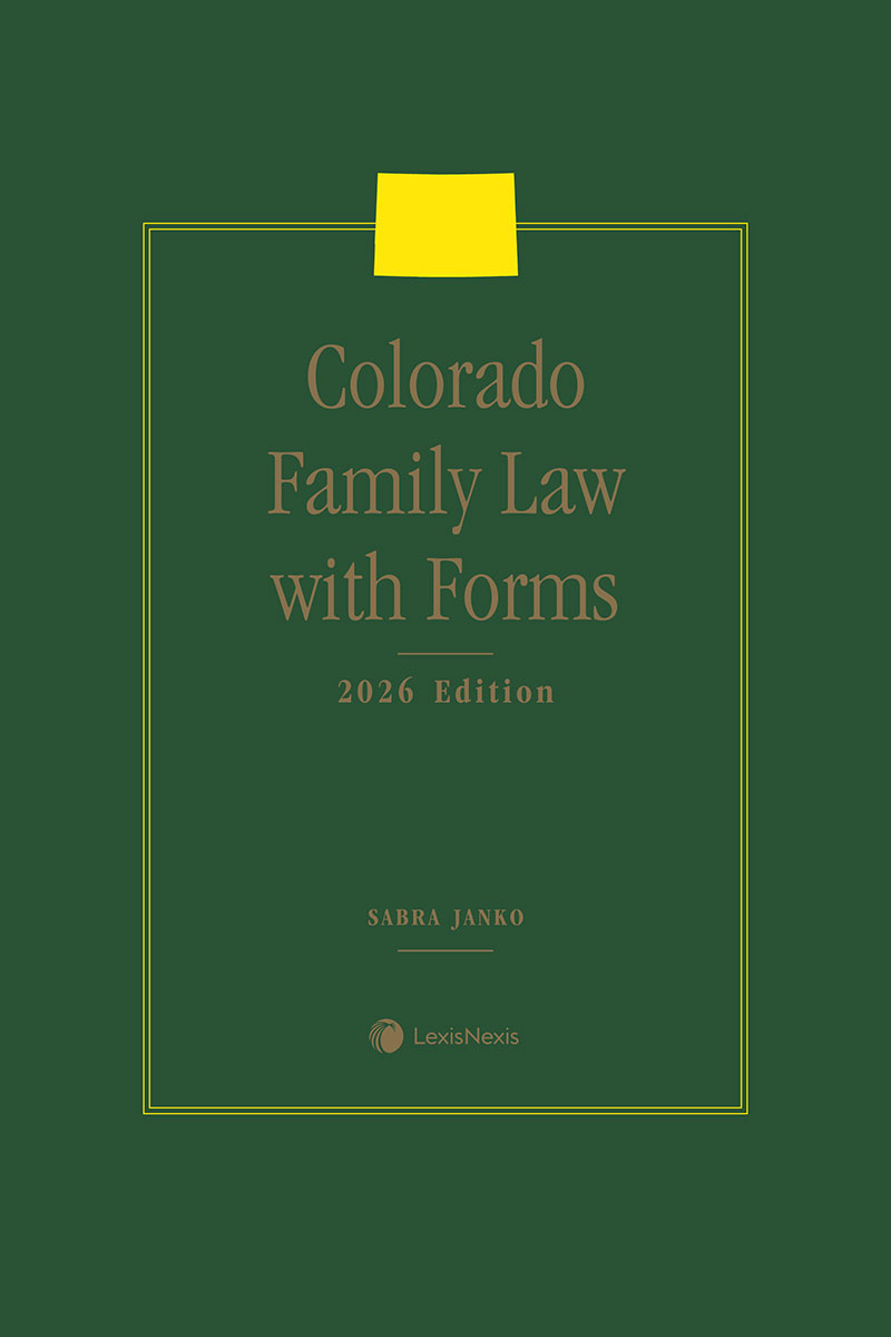 Colorado Family Law with Forms book cover