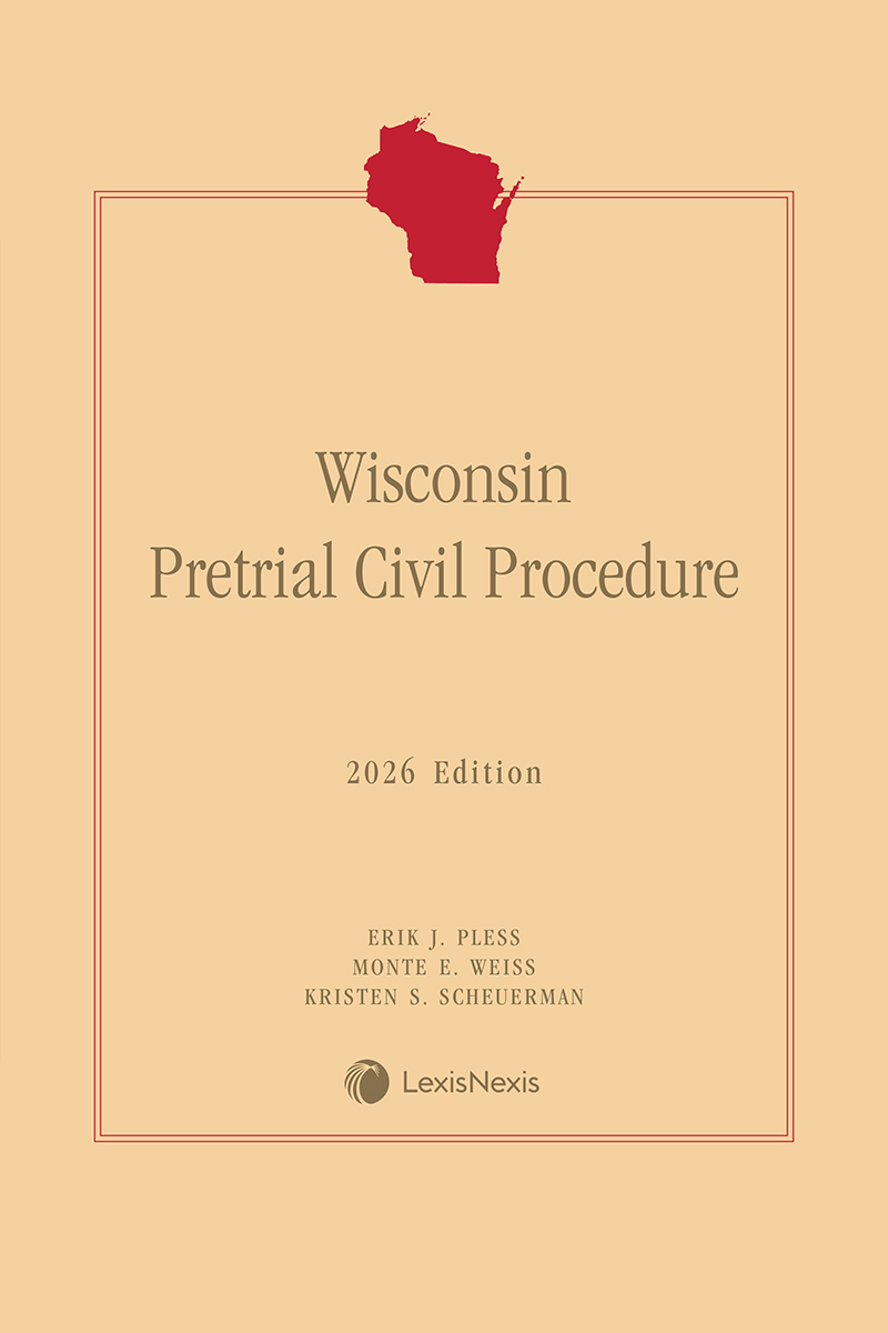 Wisconsin Pretrial Civil Procedure book cover