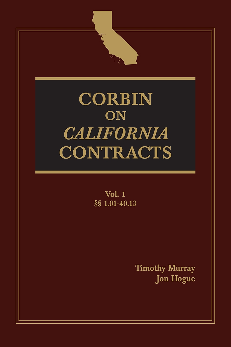 Corbin on California Contracts