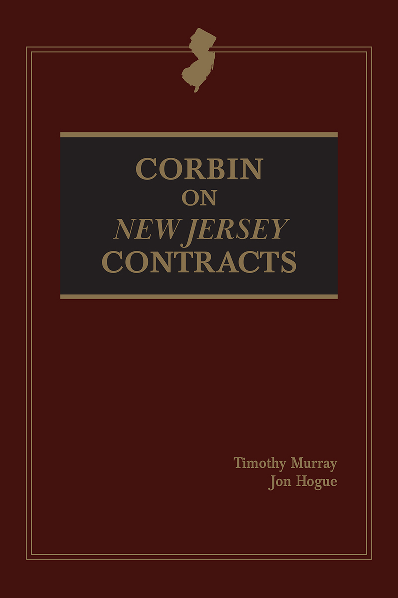 Corbin on New Jersey Contracts book cover