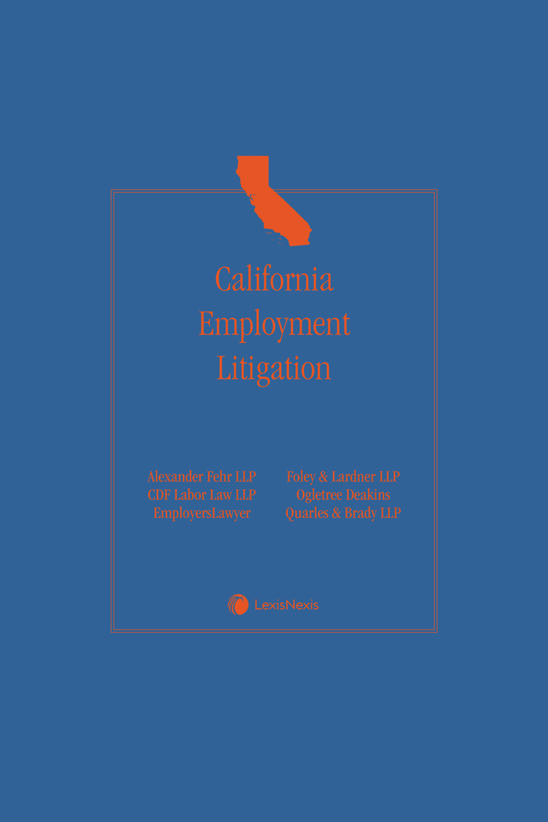 California Employment Litigation book cover