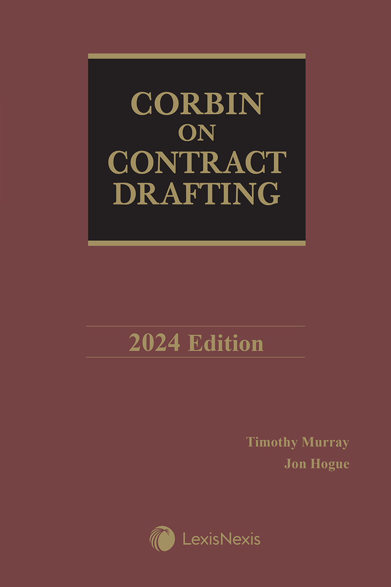 Corbin on Contract Drafting book cover