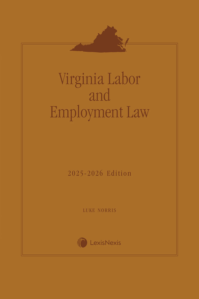 Virginia Labor and Employment Law book cover