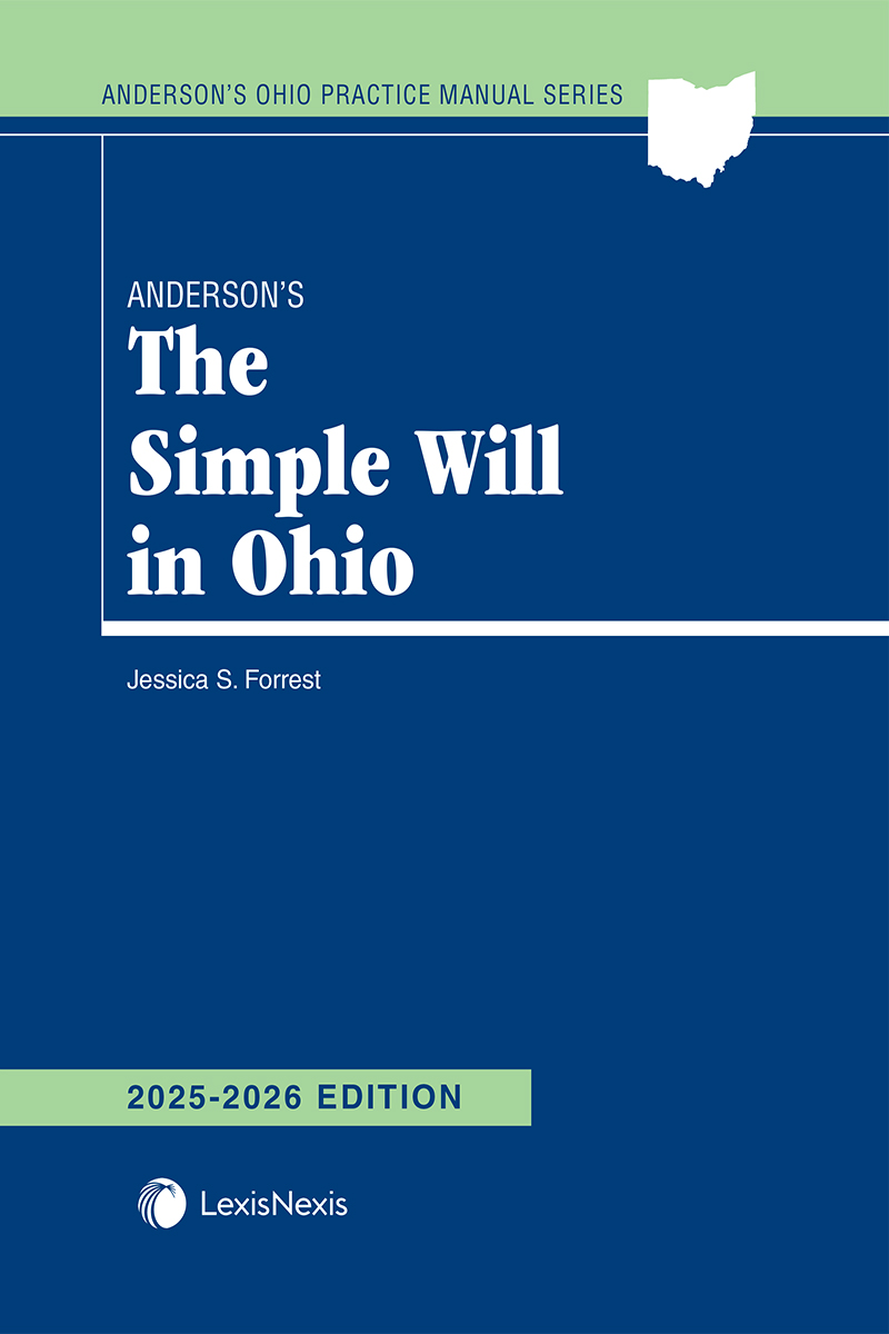 Anderson's The Simple Will in Ohio book cover