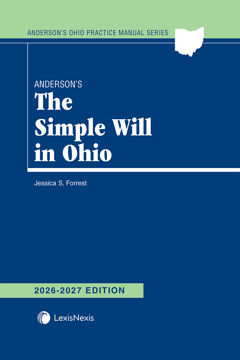Anderson's The Simple Will in Ohio book cover