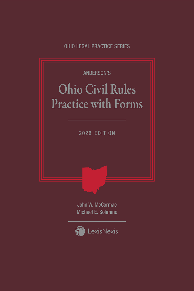 Anderson's Ohio Civil Rules Practice With Forms book cover