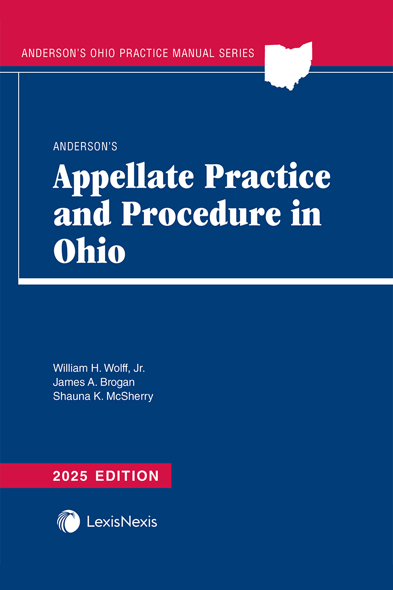 Anderson's Appellate Practice and Procedure in Ohio book cover
