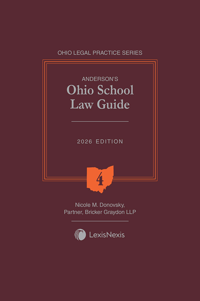 Anderson's Ohio School Law Guide book cover