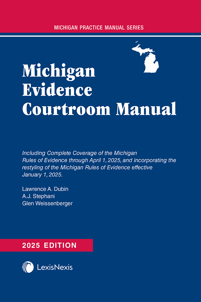 Michigan Evidence Courtroom Manual book cover