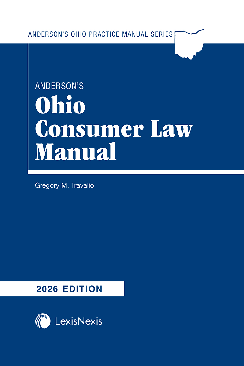 Anderson's Ohio Consumer Law Manual book cover