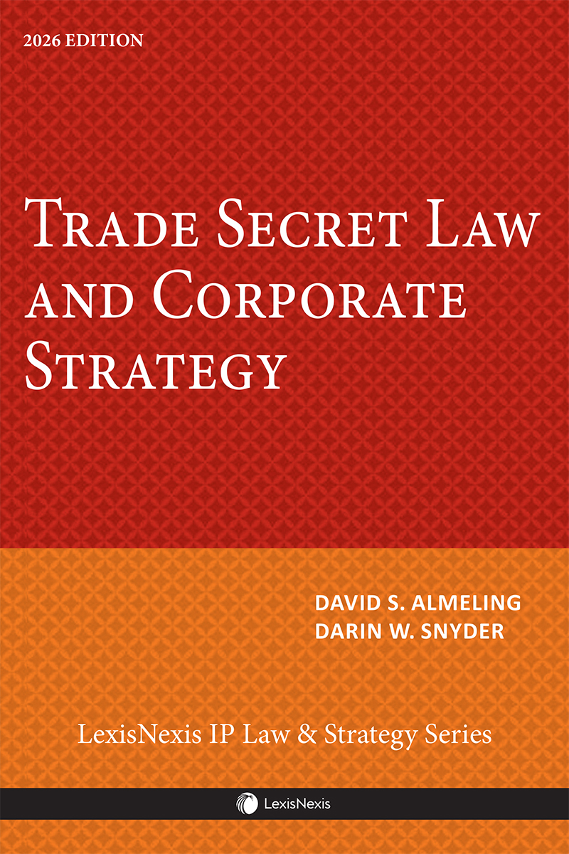 Trade Secret Law and Corporate Strategy book cover
