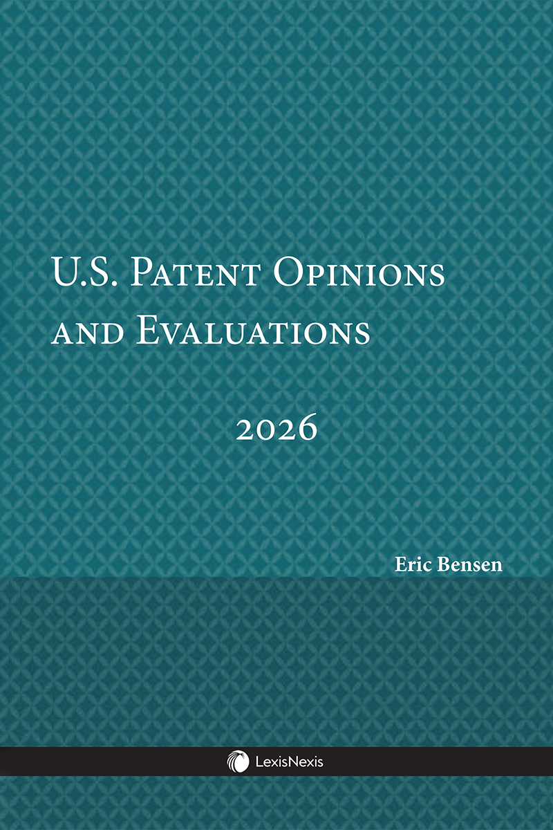 U.S. Patent Opinions & Evaluations book cover