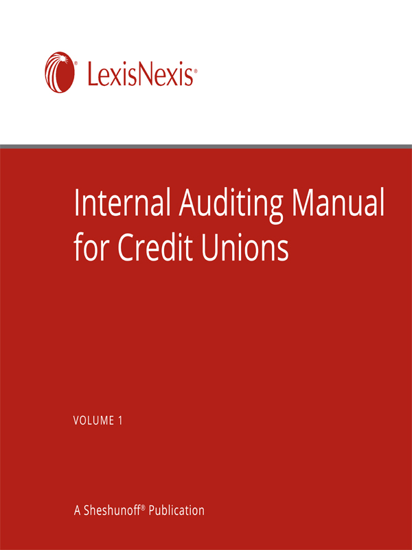 Internal Auditing Manual for Credit Unions