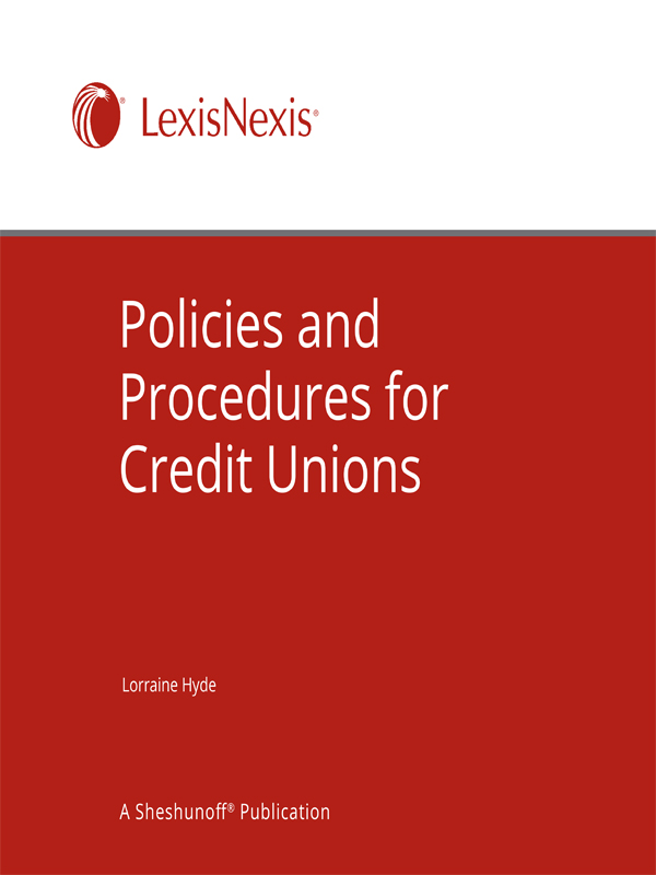 Policies and Procedures for Credit Unions