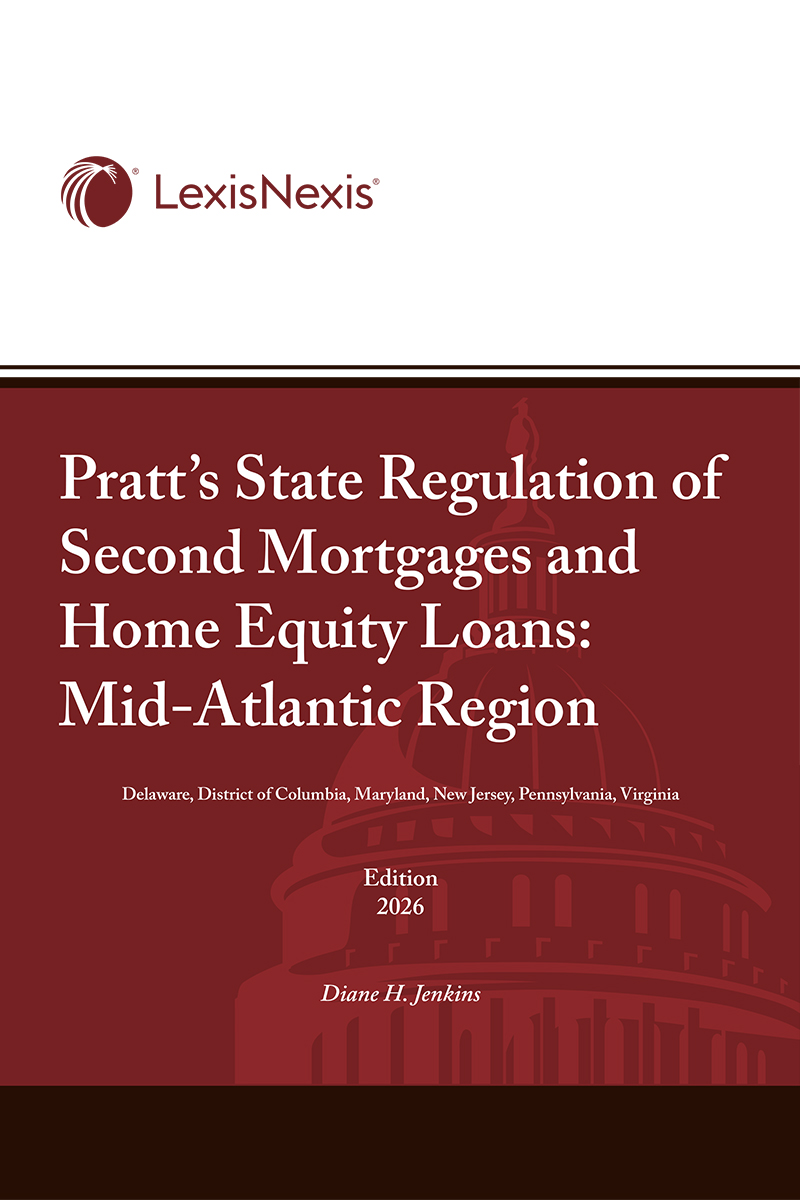 Pratts State Regulation of Second Mortgages and Home Equity Loans: Mid-Atlantic Region book cover