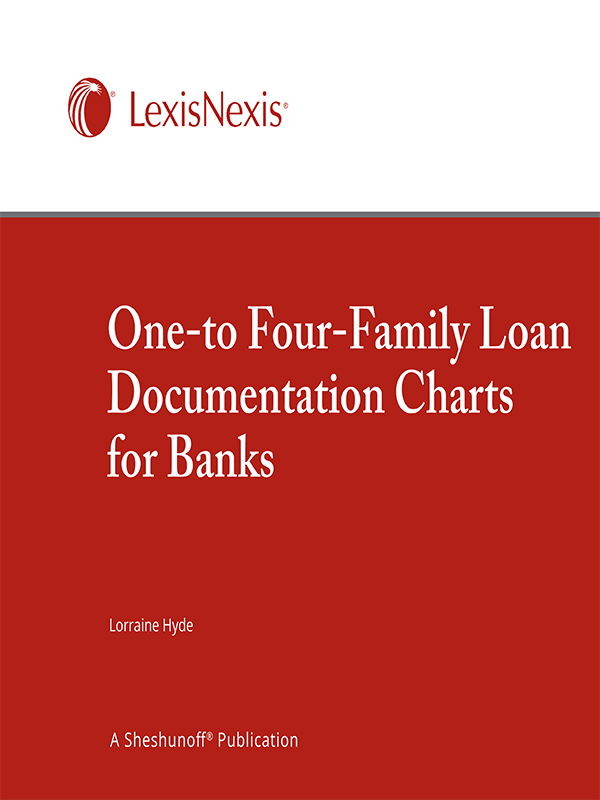 One-to-Four-Family Loan Documentation Charts for Banks