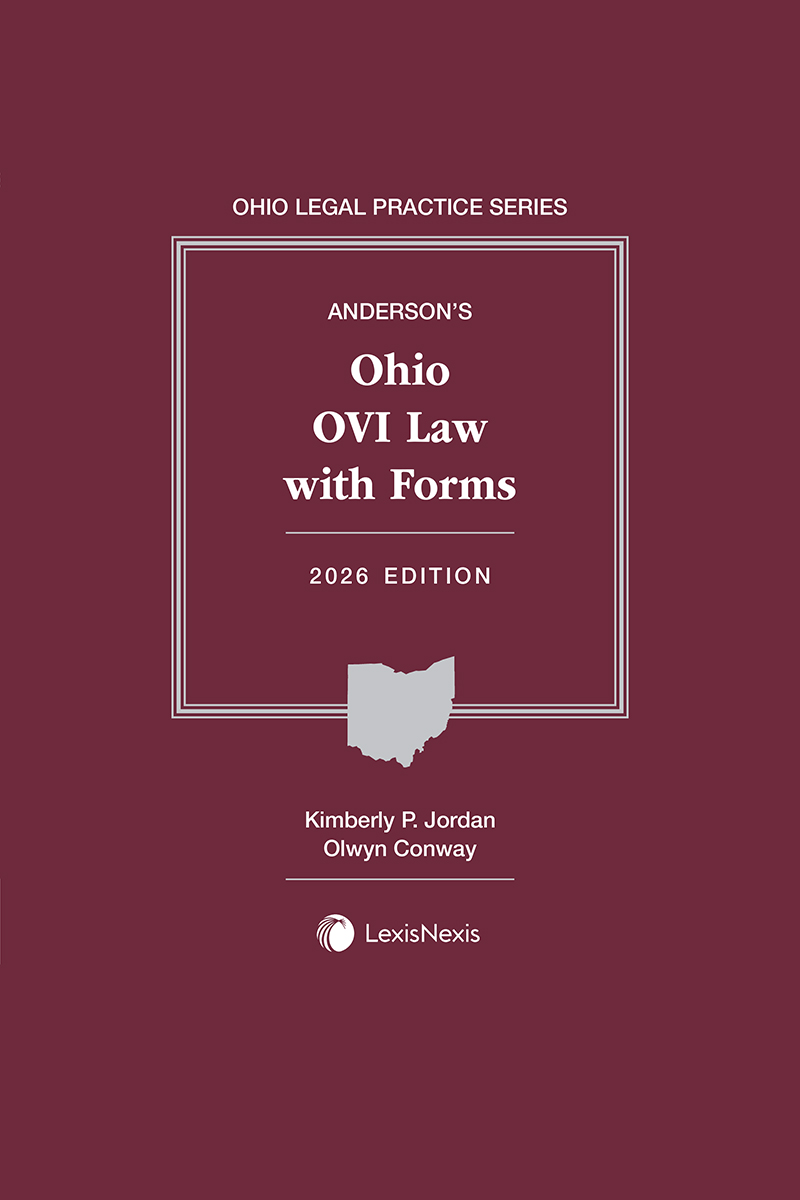 Anderson's Ohio OVI Law with Forms book cover