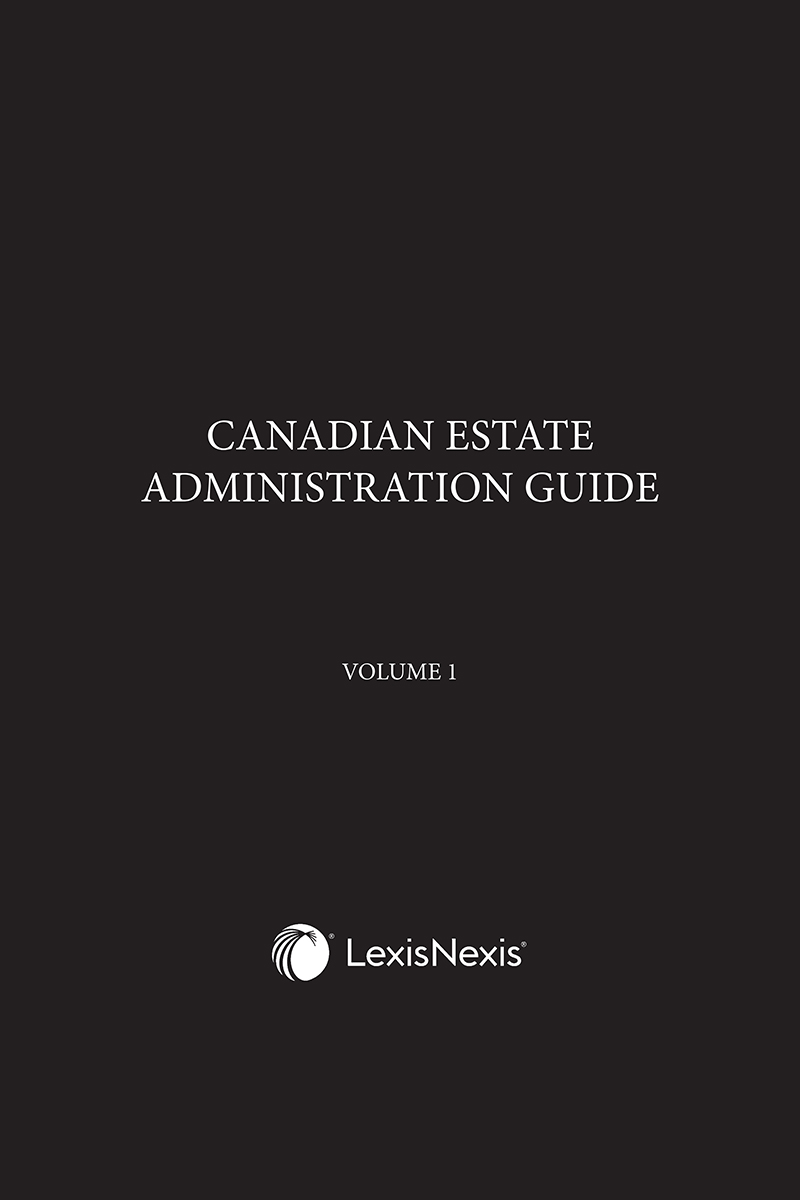 Canadian Estate Administration Guide