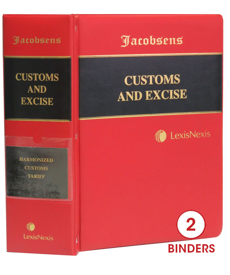 Jacobsens Harmonized Customs and Excise Tariff Book
