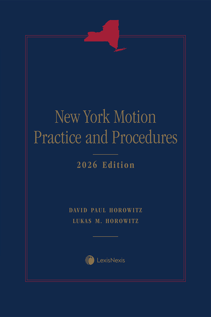 New York Motion Practice and Procedures book cover