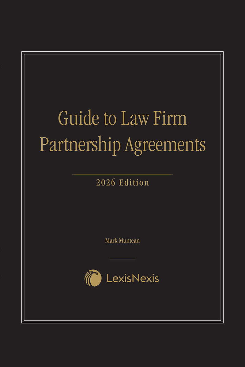 Guide To Law Firm Partnership Agreements book cover