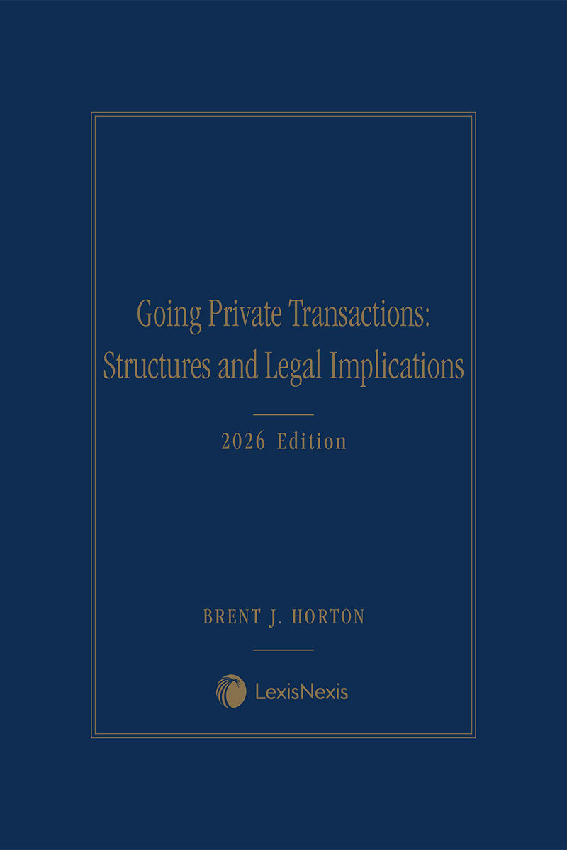 Going Private Transactions: Structures and Legal Implications book cover
