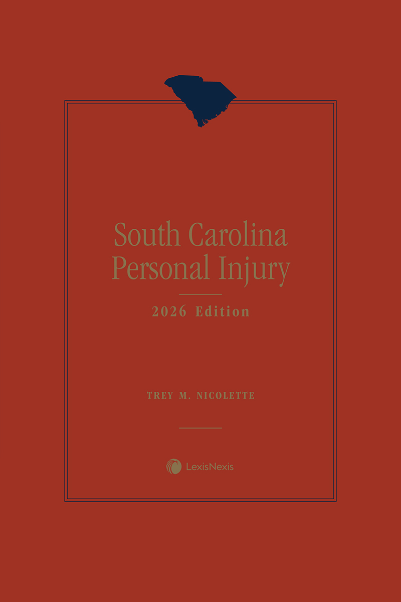 South Carolina Personal Injury Law book cover