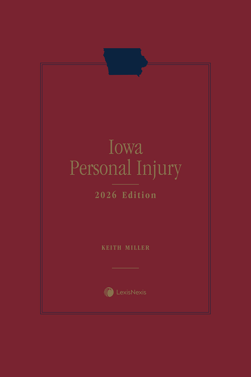 Iowa Personal Injury book cover