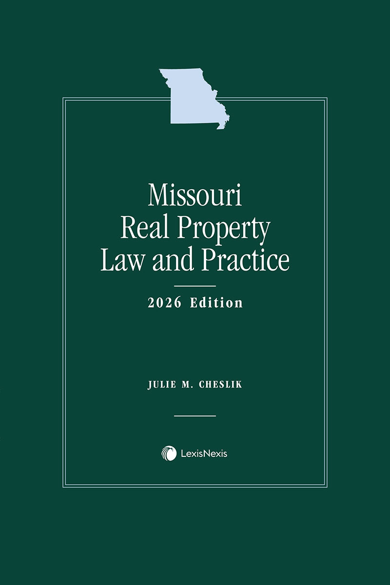 "Missouri Real Property Law and Practice" book cover