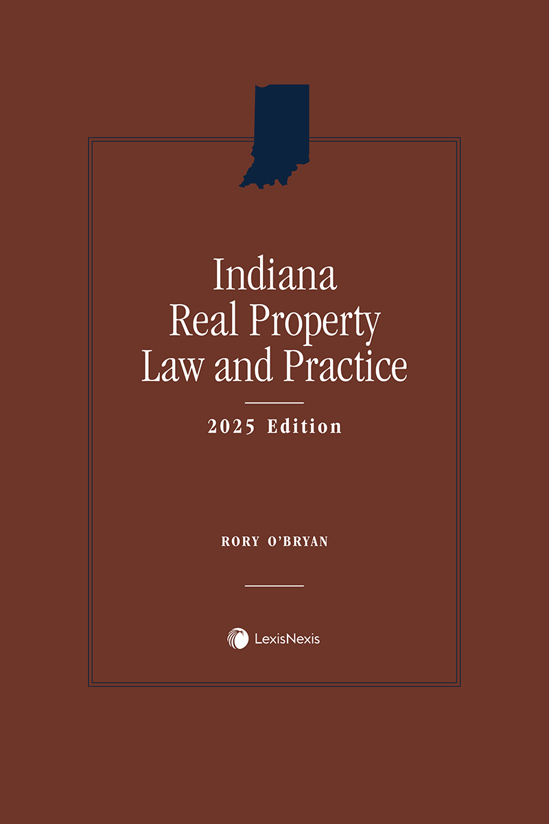 Indiana Real Property Law and Practice book cover