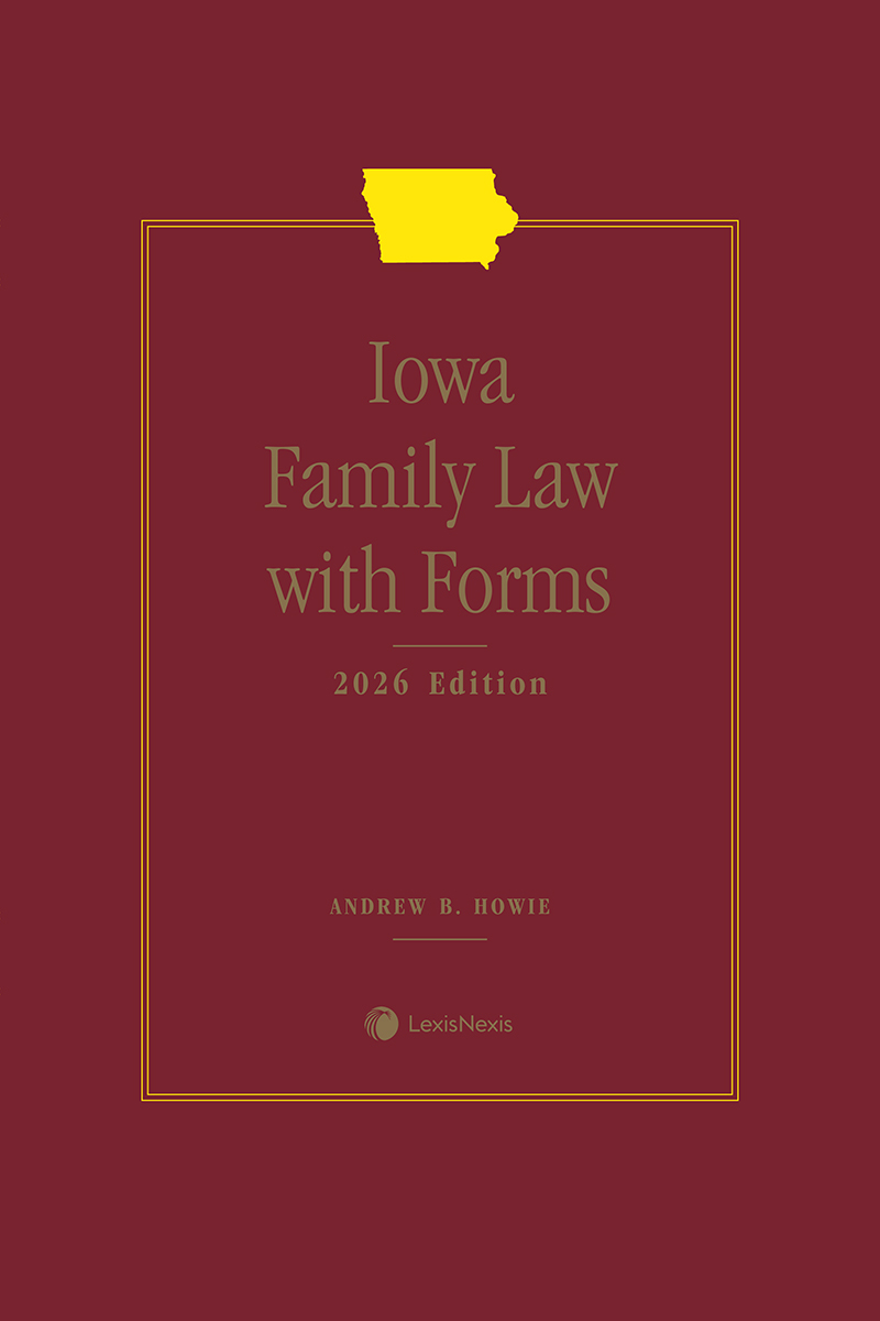 Iowa Family Law with Forms book cover