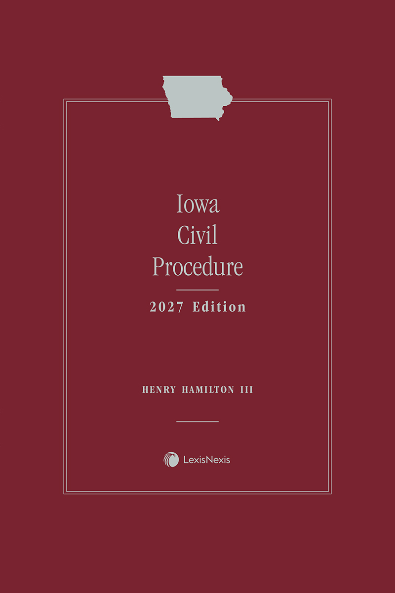 Iowa Civil Procedure book cover