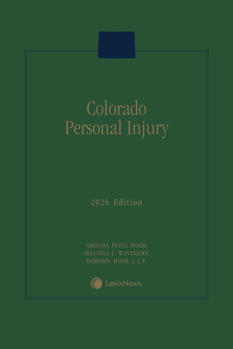 Colorado Personal Injury book cover