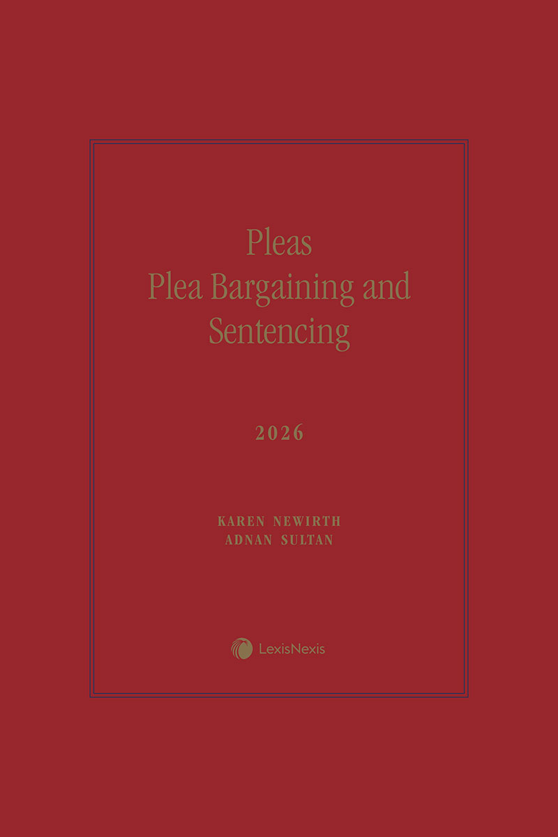 Pleas, Plea Bargaining & Sentencing  book cover