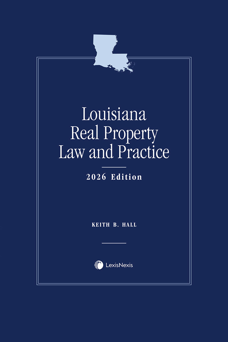 Louisiana Real Property Law and Practice book cover