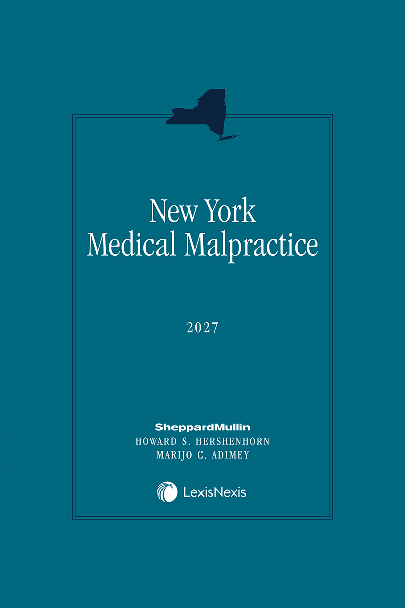 New York Medical Malpractice book cover