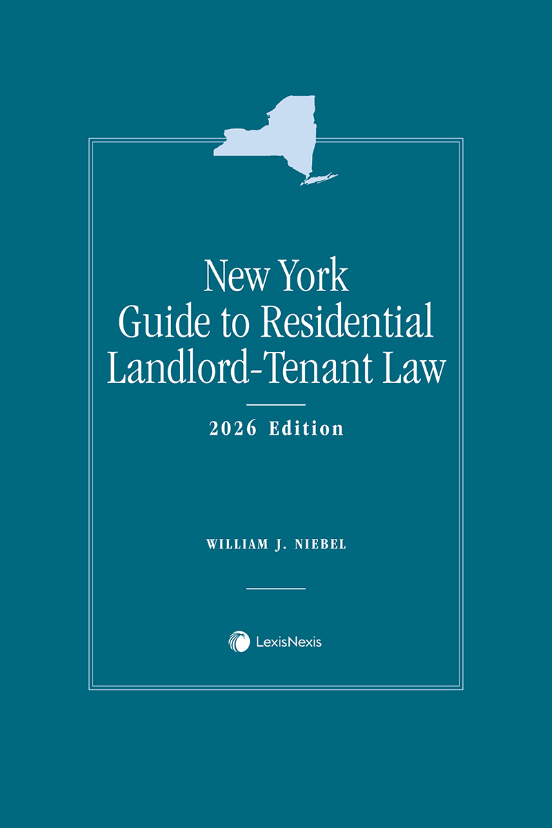 New York Guide to Residential Landlord-Tenant Law book cover