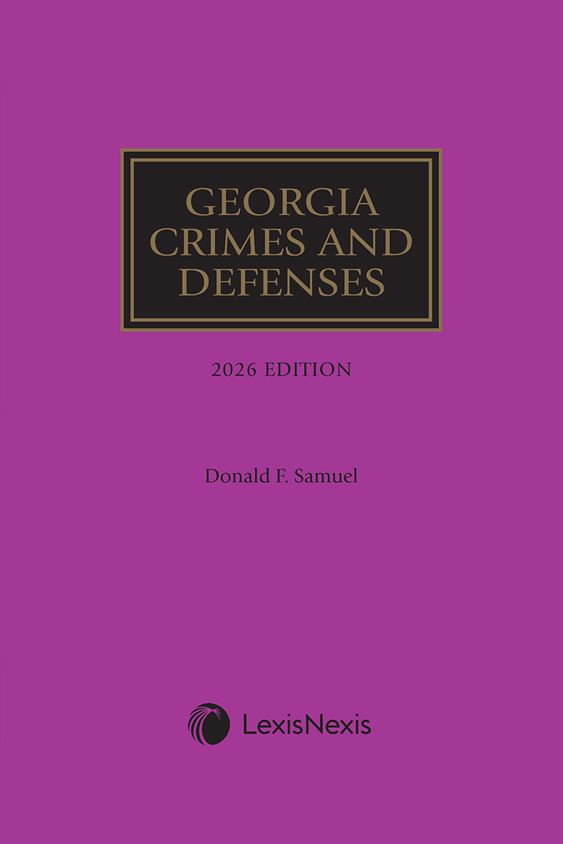 Georgia Crimes and Defenses book cover