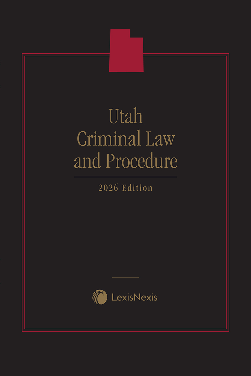Utah Criminal Law and Procedure book cover