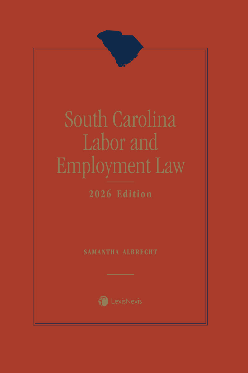 South Carolina Labor and Employment Law book cover