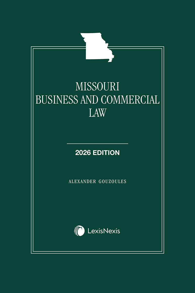 Missouri Business and Commercial Law book cover