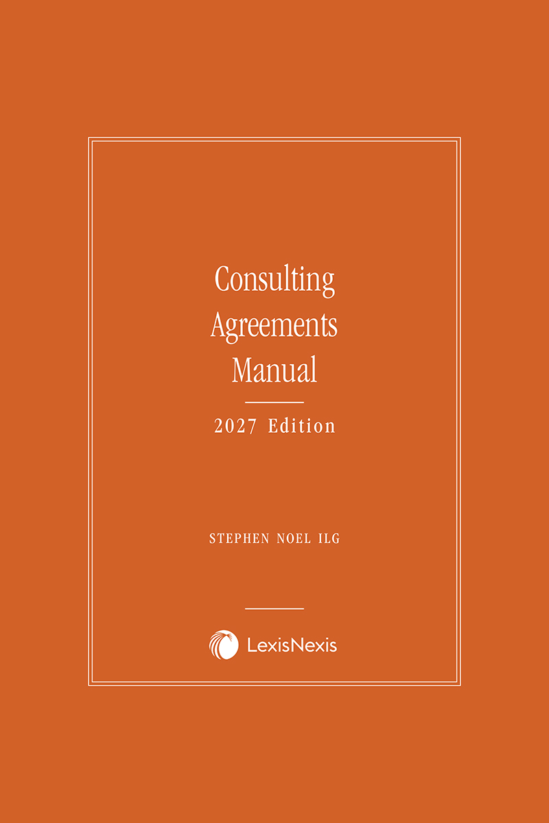 Consulting Agreements Manual book cover