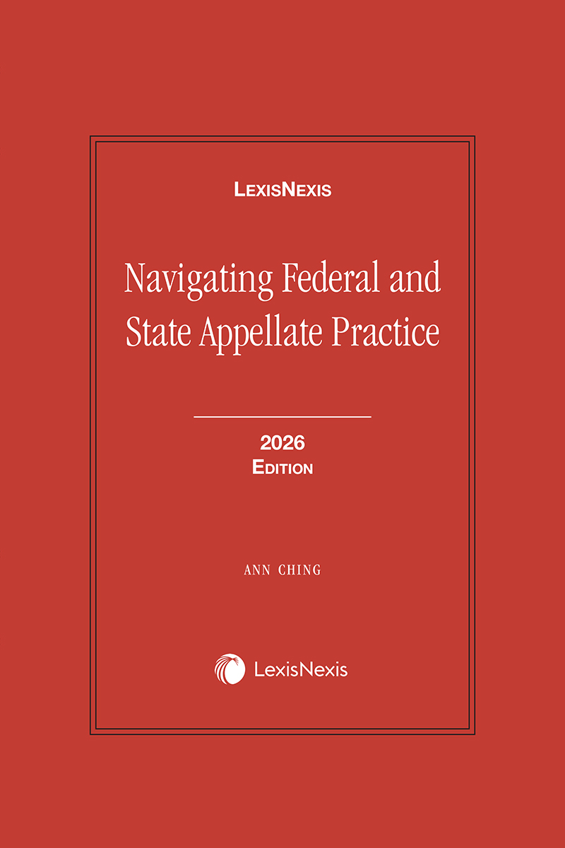Navigating Federal and State Appellate Practice book cover