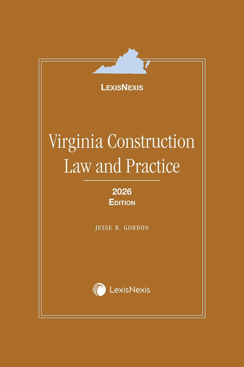 Virginia Construction Law and Practice book cover