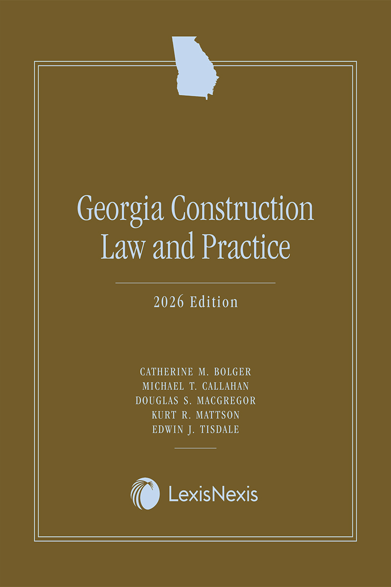 Georgia Construction Law and Practice book cover