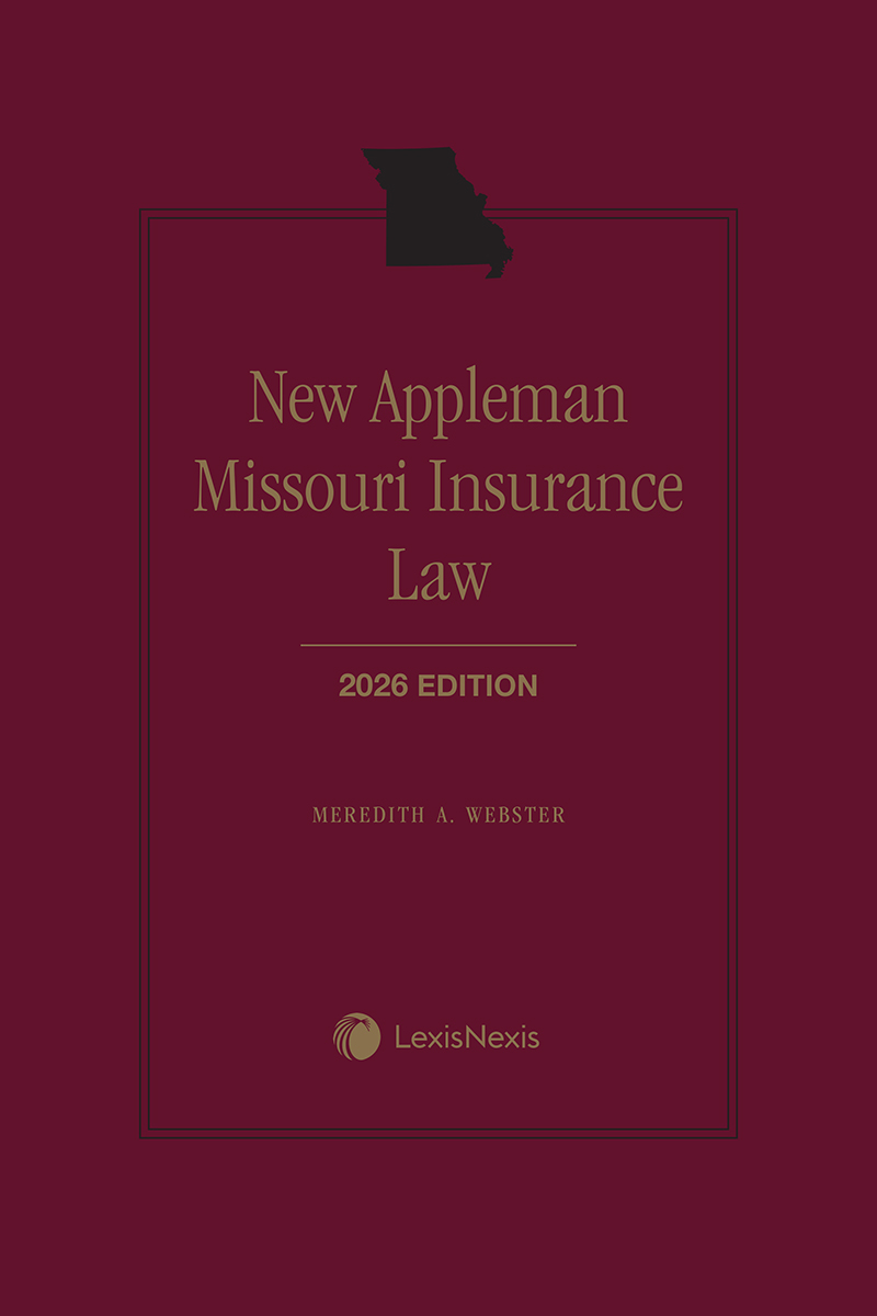 New Appleman Missouri Insurance Law book cover