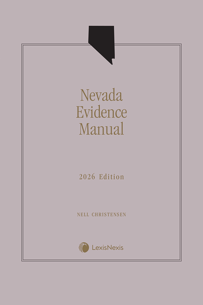 Nevada Evidence Manual book cover