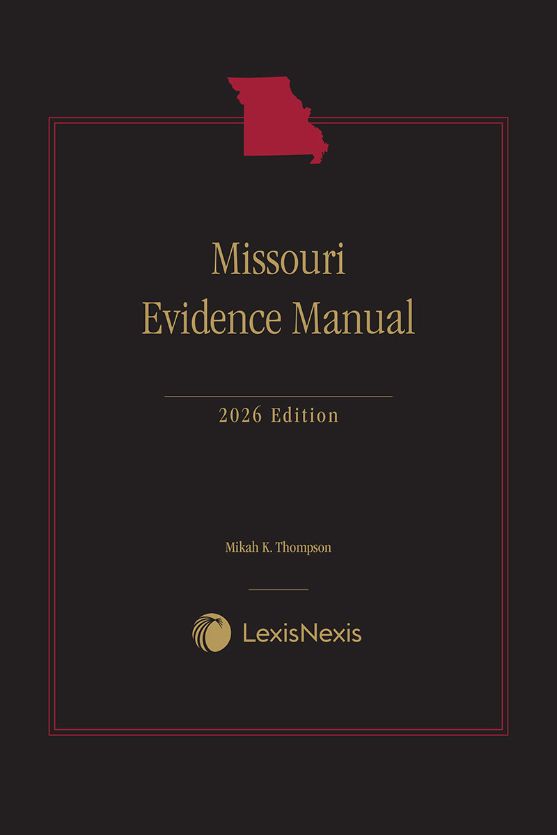 Missouri Evidence Manual book cover