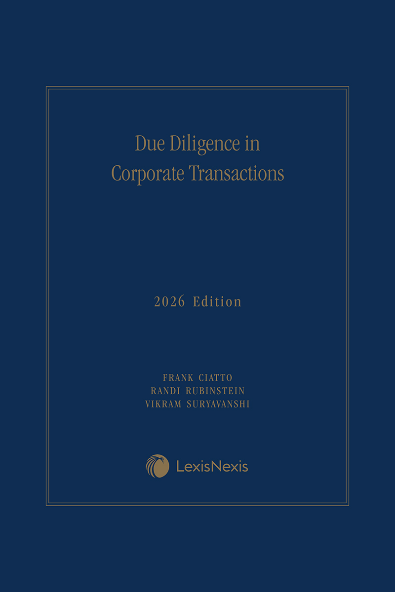 Due Diligence in Corporate Transactions book cover